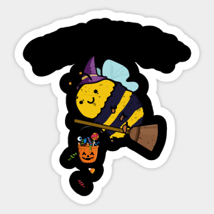 Bee Scary Halloween Sticker